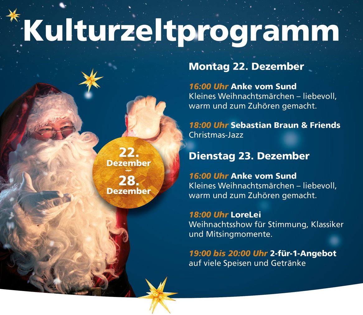 Kostenlose Konzerte auf dem Stralsunder Weihnachtsmarkt