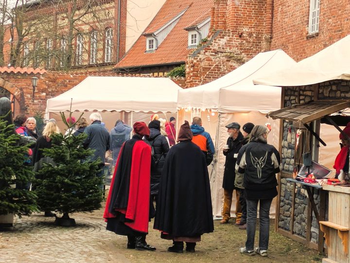 Historischer Weihnachtsmarkt Johanneskloster Stralsund